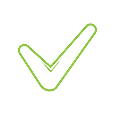 check mark icon vector illustration design templateのイラスト素材