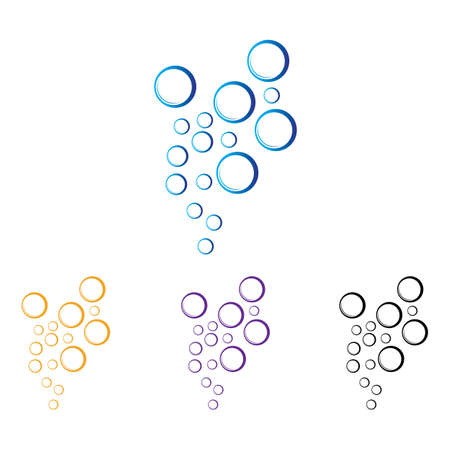 Bubble water vector illustration design templateのイラスト素材