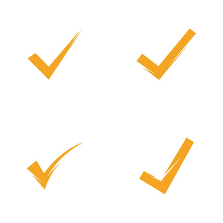 check mark icon vector illustration design templateのイラスト素材