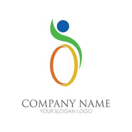 disability logo vector illustration design template - vectorのイラスト素材