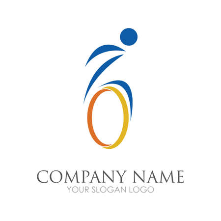 disability logo vector illustration design template - vectorのイラスト素材