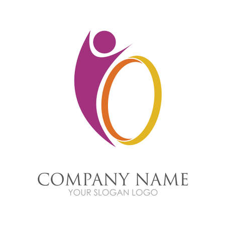 disability logo vector illustration design template - vectorのイラスト素材