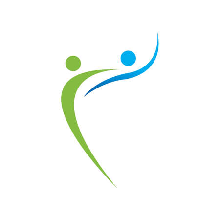 people care success health life logo template icons Community people care logo and symbols template family care love logo and symbolsのイラスト素材