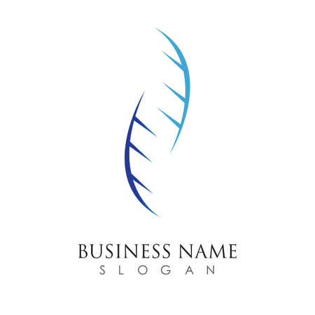 D,N,A logo vector icon templateのイラスト素材