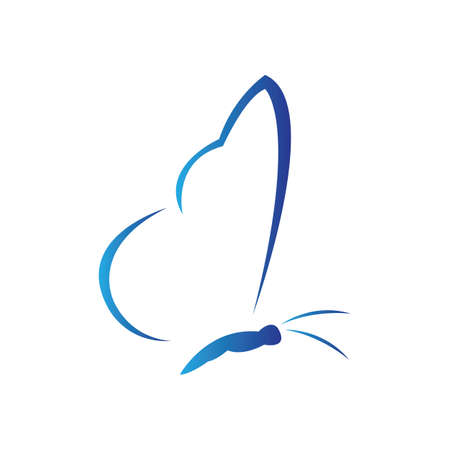 Beauty Butterfly Vector icon designのイラスト素材