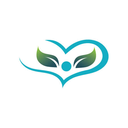 Healthy Life Logo template vector iconのイラスト素材