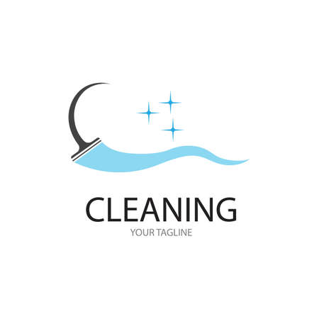 Cleaning logo and symbol ilustration vector templateのイラスト素材