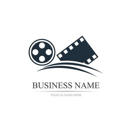 film strip Template vector illustration designのイラスト素材