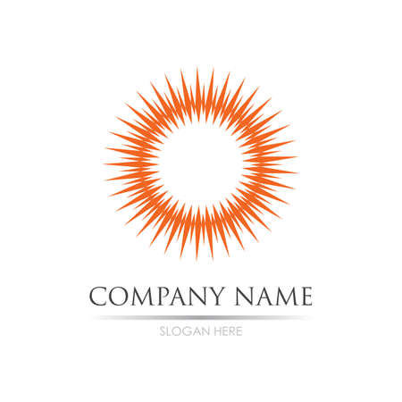 Sun Vector illustration Icon Template designのイラスト素材