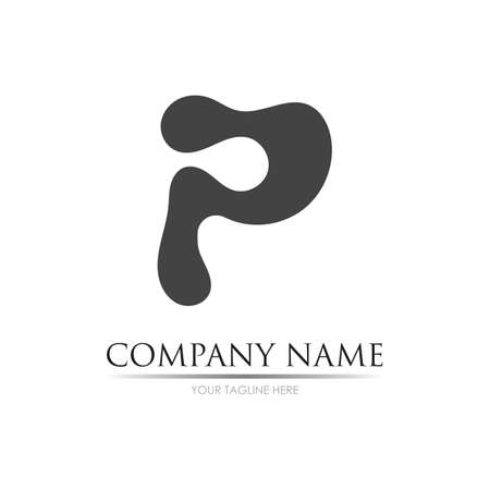 Letter P Business corporate abstract unity vector logo design template
Letter p Logo Template vector icon designのイラスト素材