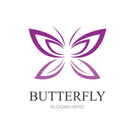 Beauty Butterfly Vector icon designのイラスト素材