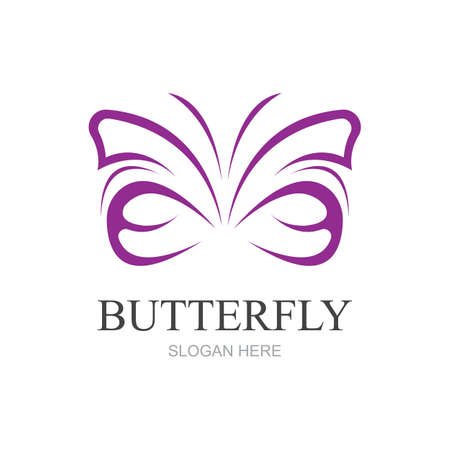 Beauty Butterfly Vector icon designのイラスト素材