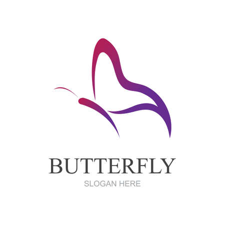 Beauty Butterfly Vector icon designのイラスト素材
