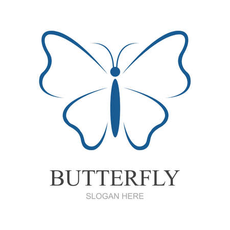 Beauty Butterfly Vector icon designのイラスト素材