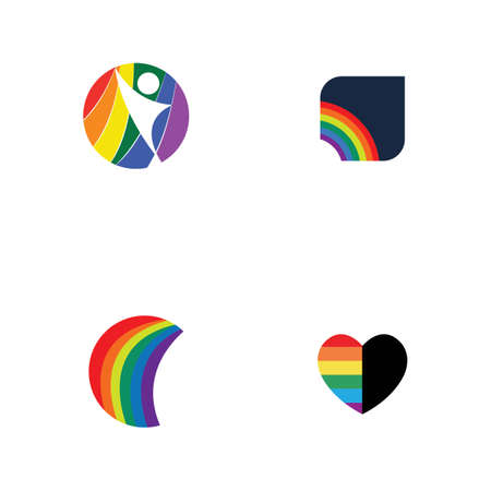 vector illustration of  LGBT logo symbol template - vectorのイラスト素材
