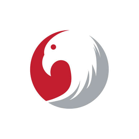 simple eagle logo vector illustration design template - vectorのイラスト素材