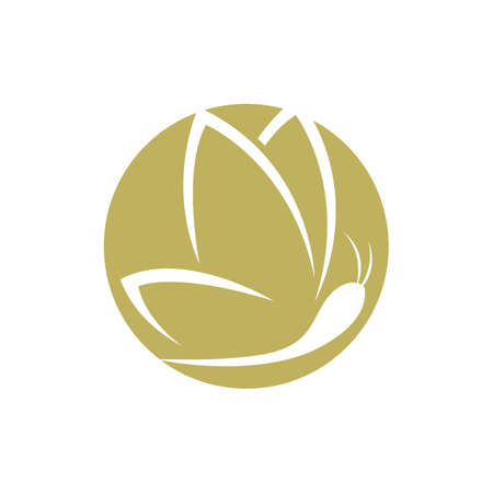 Butterfly logo Vector illustration design templateのイラスト素材