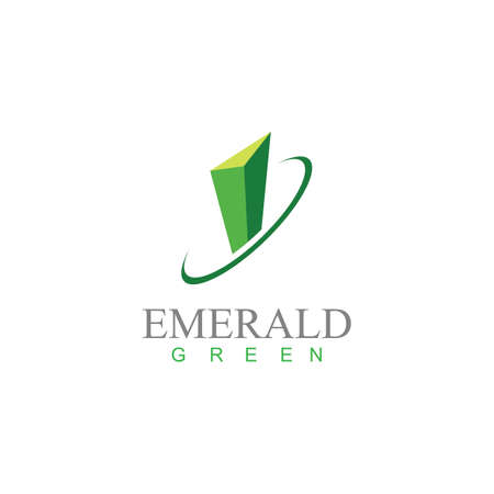 emerald diamond logo vector icon illustrationのイラスト素材