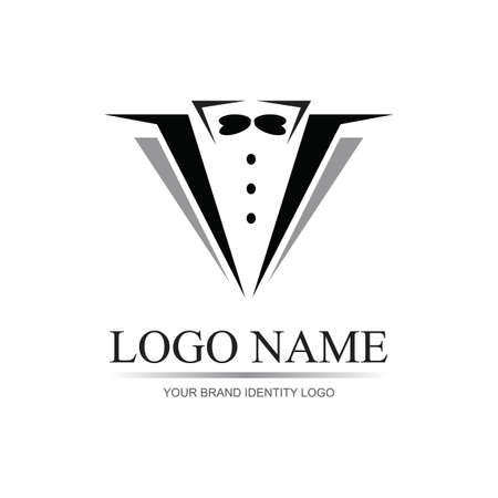 Tuxedo Logo template vector icon illustration design - Vectorのイラスト素材
