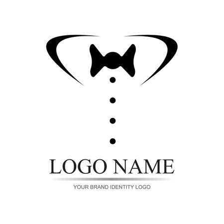 Tuxedo Logo template vector icon illustration design - Vectorのイラスト素材