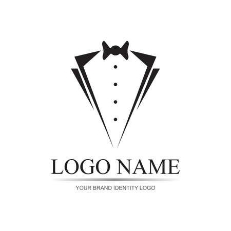 Tuxedo Logo template vector icon illustration design - Vectorのイラスト素材