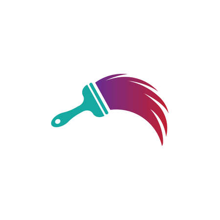 Painting logo and Real Estate, Property & Homes business logo designのイラスト素材