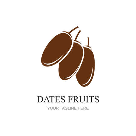 Dates Fruits for creating brand products Design vector illustrationのイラスト素材