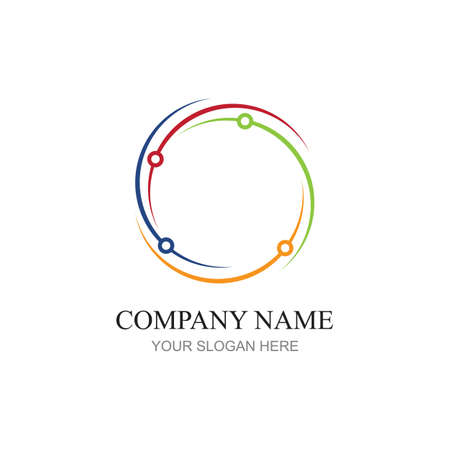 technology logo design vectorのイラスト素材