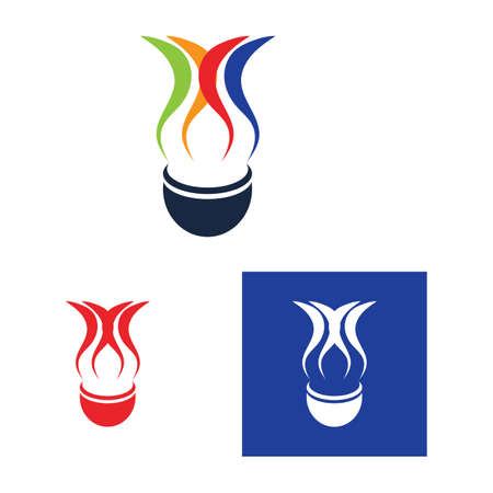 Professional Badminton Sports Team Championship Logoのイラスト素材