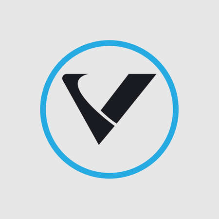 Letter V logo vector illustration design templateのイラスト素材