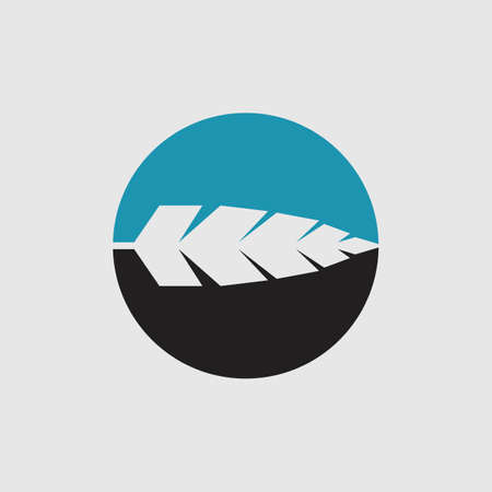 Feather logo images illustration design templateのイラスト素材