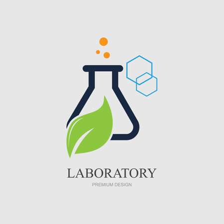 vector illustration of lab logo design templateのイラスト素材