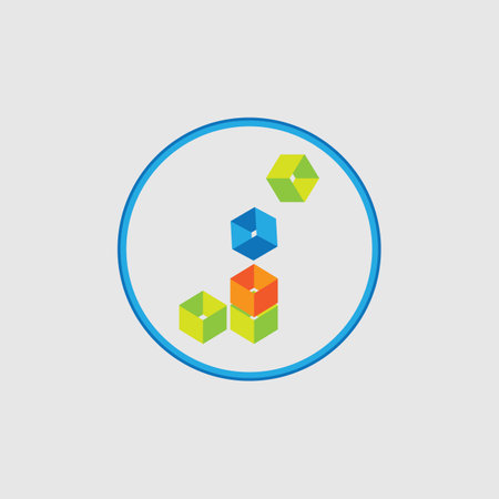 creative Innovation and technology company abstract vector logo templateのイラスト素材
