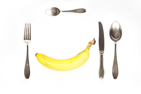 Diet food - bananaの写真素材