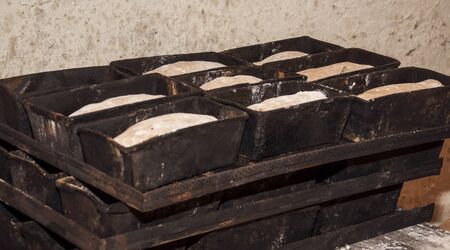 bakeing breadの写真素材