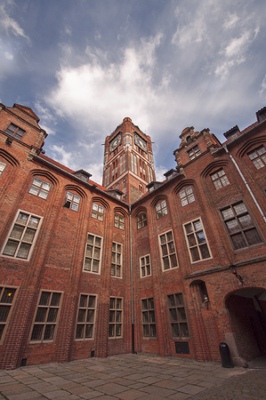 Town Hall in Torun, Polandの写真素材
