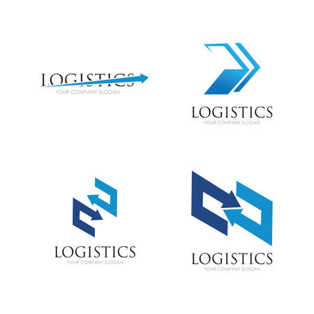 Vector template for logistics and delivery company.のイラスト素材