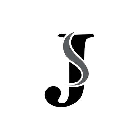 Letter J Template vector icon designのイラスト素材