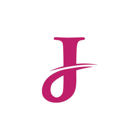 Letter J Logo Template vector icon designのイラスト素材