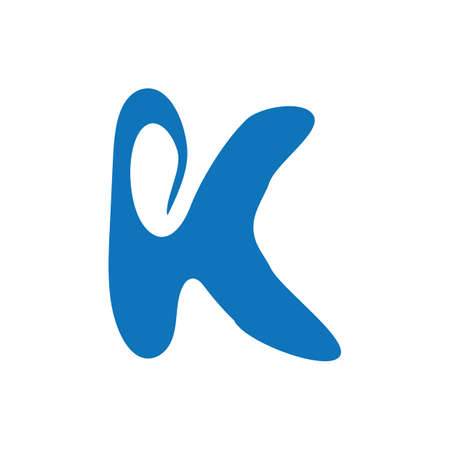 Letter K logo icon design template elementsのイラスト素材