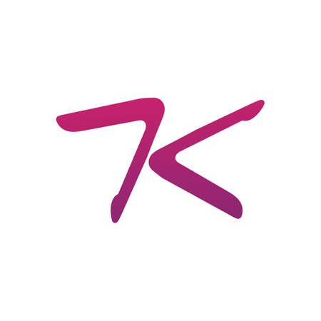 Letter K logo icon design template elementsのイラスト素材