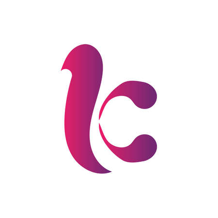 Letter K logo icon design template elementsのイラスト素材