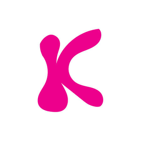 Letter K logo icon design template elementsのイラスト素材