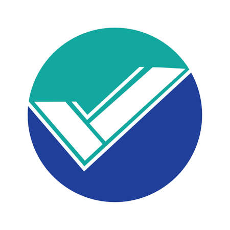 check mark icon vector illustration design templateのイラスト素材