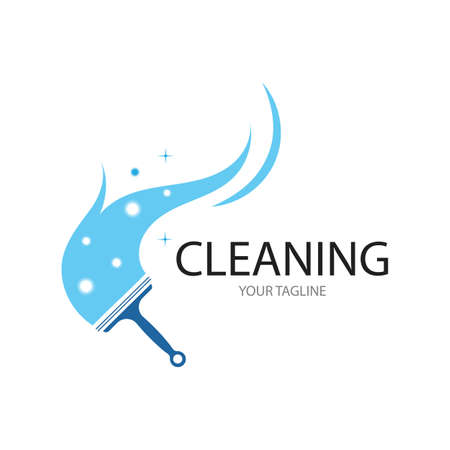 Cleaning logo and symbol ilustration vector templateのイラスト素材