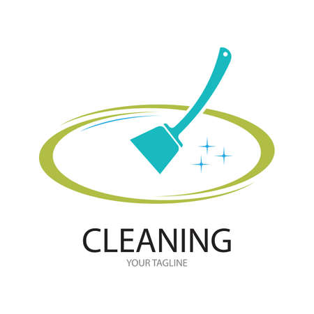 Cleaning logo and symbol ilustration vector templateのイラスト素材
