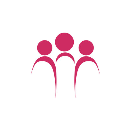 Family vector icon illustration design template,Family icon design template vector graphic illustrationのイラスト素材