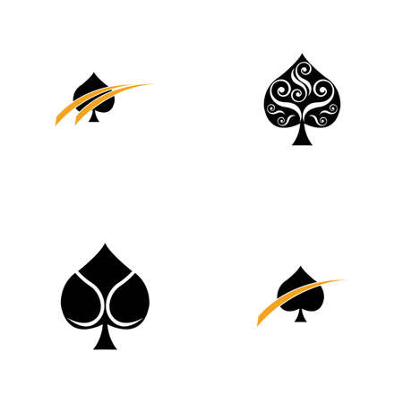 Ace logo set vector illustration design templateのイラスト素材