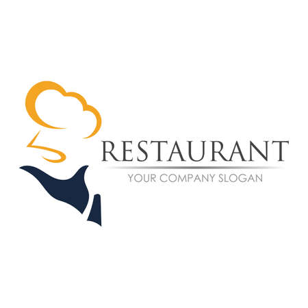 restaurant logo vector illustration design templateのイラスト素材