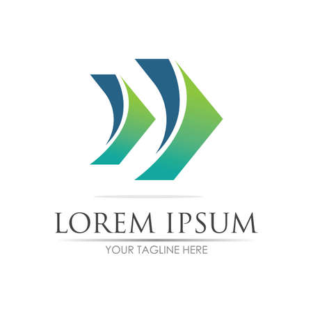 Arrow vector illustration icon   Template designのイラスト素材